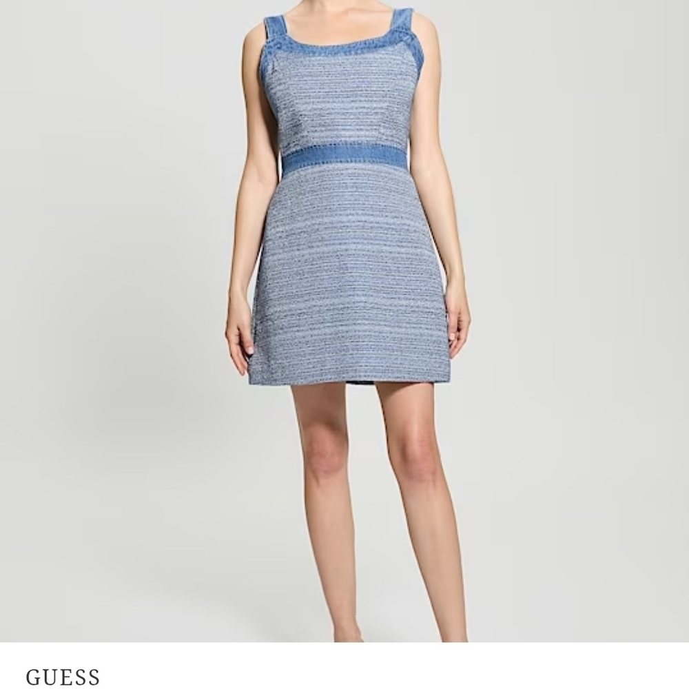 GUESS
Elsie Tweed and Denim Dress